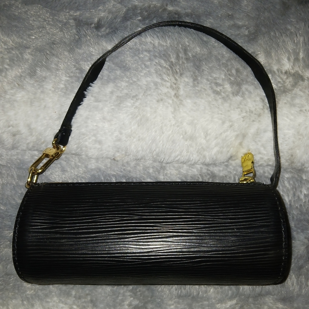 LIKE NEW Auth Louis Vuitton Mini Epi Leather Pouchette Handbag - Picture 3 of 7